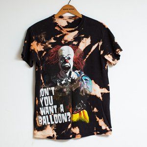 IT Pennywise tie dye Don't You Want a Balloon? T-shirt